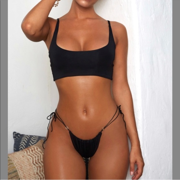 oh polly black swimsuit